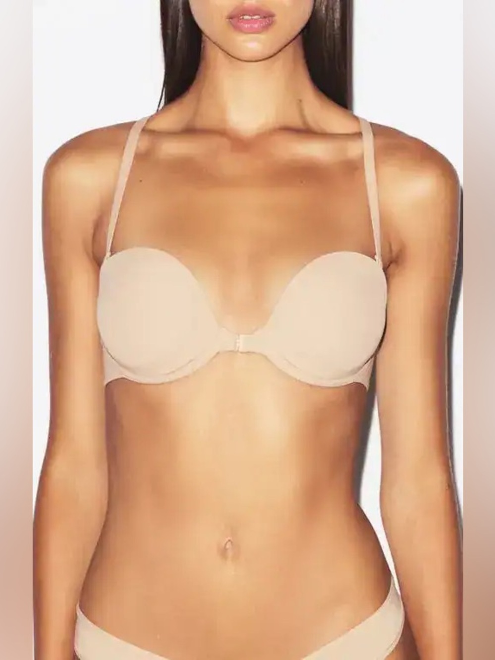 SKIMS Fits Everybody Racerback Demi Bra (Tan Color)